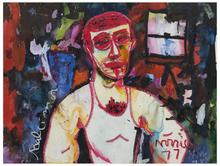Sans titre (Homme rouge en débardeur), 1977