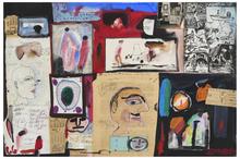 Sans titre (Mozaique, Homme de profil à droite),1966