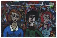 Sans titre (Trois femmes en buste), 1976 