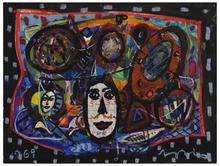Sans titre (Visage blanc), 1969