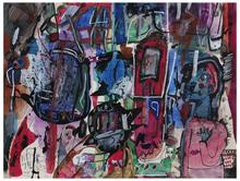 Sans titre (Pauline Kool / figure en rose), 1974