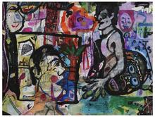 Hommage to Yánnis Rítsos (Homme de profil à gauche, bras tendu), 1974