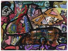 Sans titre (Femme nue, en bas à droite), 1971