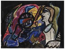 Sans titre (Femme de profil à gauche), 1970