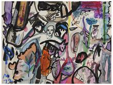 Sans titre (Homme et chien), 1972