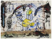 Sans titre (Figures et chien), 1969