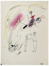 Sans titre (Policier et adolescent), 1968