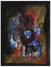 Sans titre (Composition, bords noir), 1963