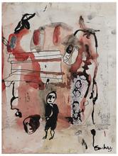 Sans titre (Figure noire debout, visage), vers 1962-68
