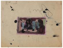 Sans titre (Composition pourpre), vers 1960-62