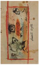 Desert Lights (Figures, bords orange), vers 1957