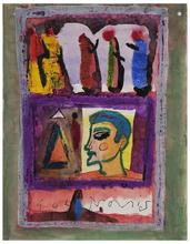Sans titre (Homme en buste de profil), 1965
