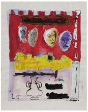 Sans titre (Quatre visages et amphore), 1965