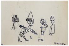 Sans titre (Gertie / Clown de profil et deux personnages), 1963