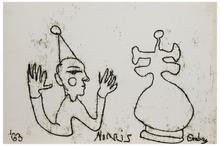 Sans titre (Clown bras levés), 1963