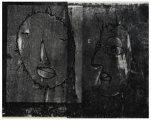 Sans titre (Deux masques), vers 1962-66