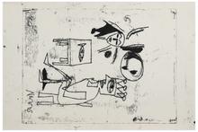 Sans titre (Figure couronnée assise), 1966