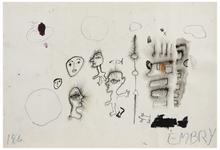 Sans titre (Chien et cinq figures), 1966