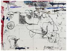 Sans titre (masque et deux visages de profil), 1966