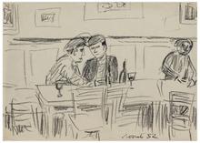 Stockholm, scène de café, 1952
