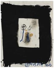 Withdrawal (Figure, bords noir), 1965-66