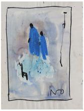 Sans titre (Deux figures bleu), vers 1965