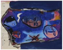 Sans titre (Quatre masque - Confidiential), 1965