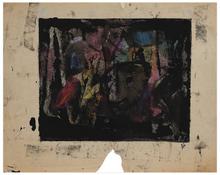 Sans titre (Visage, fond noir), vers 1963