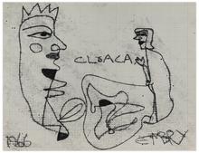 Cloaca (Figure couronnée de profil et figure de profil), 1966