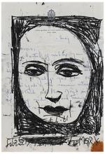 Sans titre (Visage de face), 1966