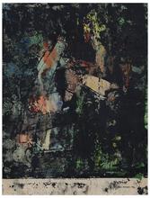 Sans titre (Abstraction noir et orange), vers 1962