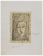 Sans titre (Figure en buste), vers 1960