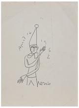 Sans titre (Clown de profil), 1962