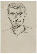 Sans titre (Portrait d'homme en buste), vers 1955-1960