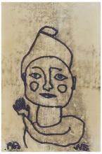 Sans titre (Clow en buste bras levé), 1963