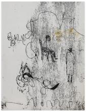 Sans titre (Homme assis et homme debout de dos), 1966