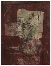 Sans titre (Figure, fond rouge), 1962