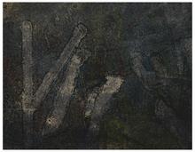 Sans titre (Composition verte et bleu), vers 1962