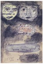 Sans titre (Absent, présent, je suis bien seul...), 1956