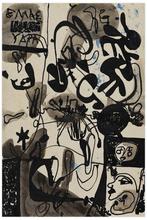 Sans titre (Grèce Hydra, composition noire), vers 1960-65