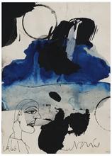 Sans titre (Profil d'homme et cercles), 1966