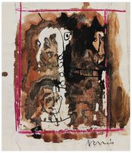 Sans titre (Trois masques), vers 1954-57
