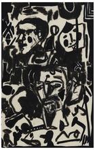 Nervously Bored (Visages noir), 1960