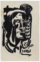 Sans titre (Autoportrait ?), 1960