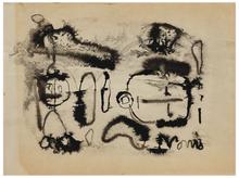 Sans titre (Composition abstraite noir), vers 1964