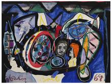 Sans titre (Trois visages), 1969
