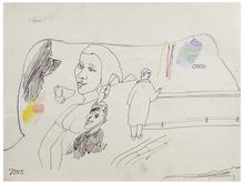 Sans titre (Homme au comptoir), 1970