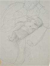 L'Allaitement, dessin préparatoire - 1982