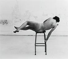 Nu et Tabouret / essai 1 - 2003