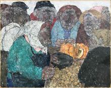 Au Marché (marchande de légumes)